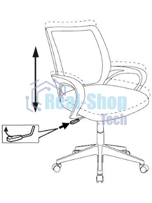 Кресло Бюрократ BuroKIDS 1 W Sticks 02 песочный, ткань, 120 кг