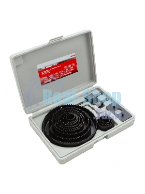 Набор коронок Matrix набор кольцевых пил по дереву 19-127мм 12 предм.