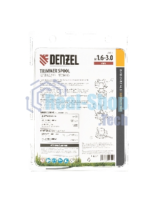Катушка Denzel 96312 универ. триммер. гайка м8 гайка м10 винт м8-м10 лев. резьба шаг 1.25мм