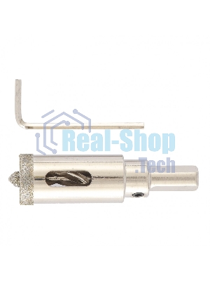 Сверло алмазное Matrix по керамограниту, 18 х 67 мм, 3-гранный хвостовик