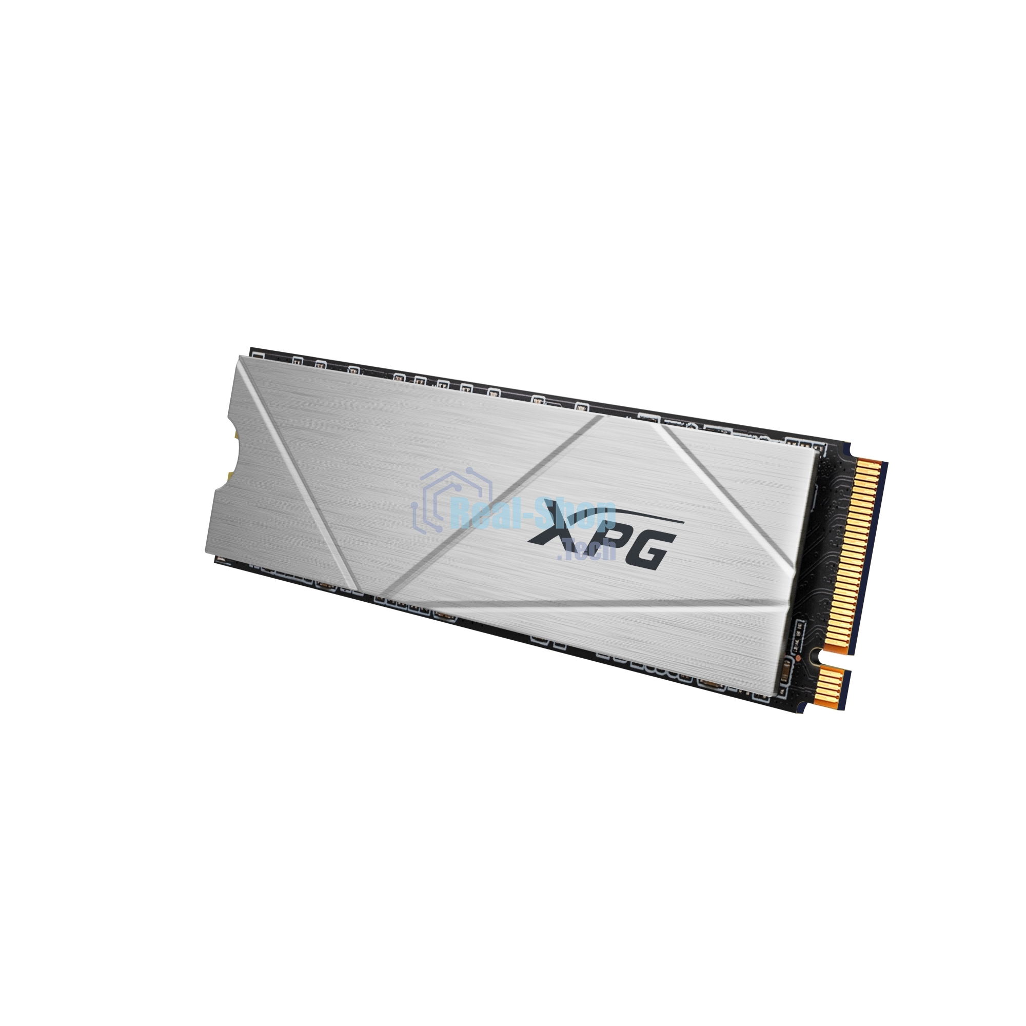 Накопитель SSD ADATA XPG GAMMIX S60, 2Tb, PCIe 4.0 x4, M.2 2280, NVMe, R/W 5000/4200, с радиатором
