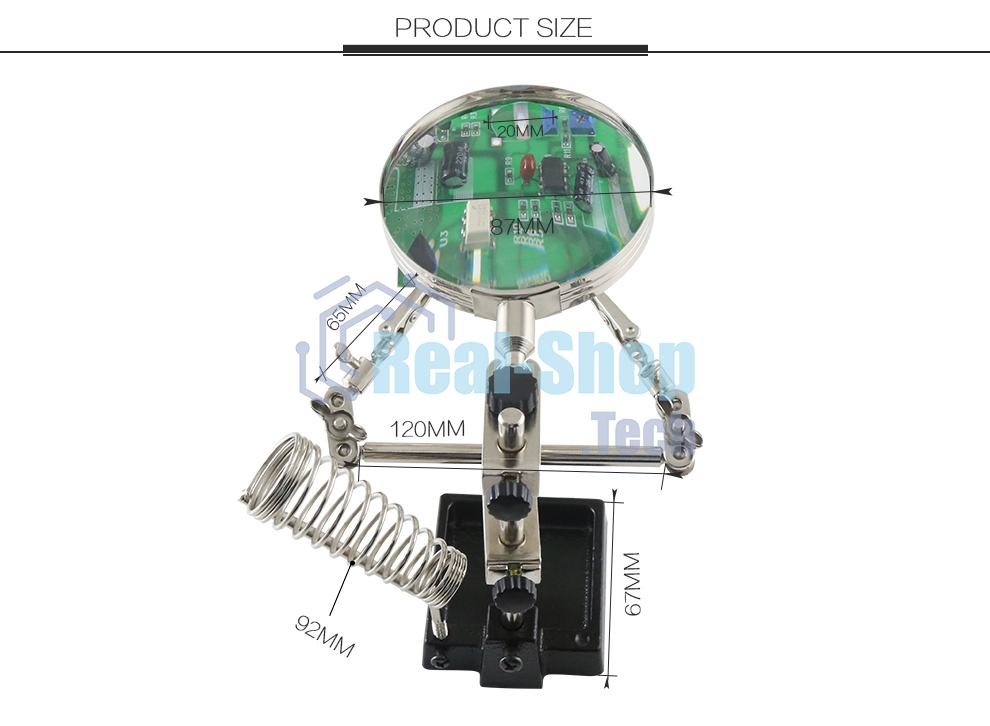 Держатель для плат BEST-268 с лупой