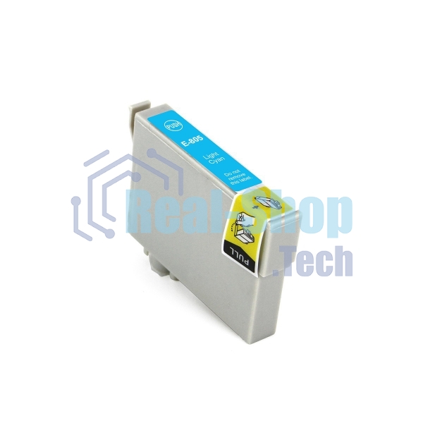 Картридж струйный NVPrint T0805 (NV-C13T08054011) Light Cyan для Epson Stylus Photo P50, PX650/PX660/PX700/PX710/PX720/PX730/PX800/PX810/PX820/PX830, R265/R285/R360/RX560/RX585/RX685 (13.5 мл) совместимый