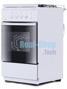 Газовая плита Flama FG 2411 W белый, конфорок 4 шт, духовка 50 л, 50 см x 85 см x 60 см