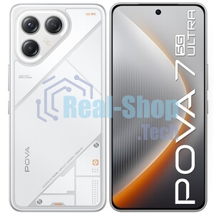Смартфон Tecno Pova 7 Ultra 5G LJ9, 12/256Gb, белый