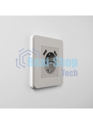 Рамка на 1 пост WERKEL Split (дымчатый/белый, soft-touch) W0013067