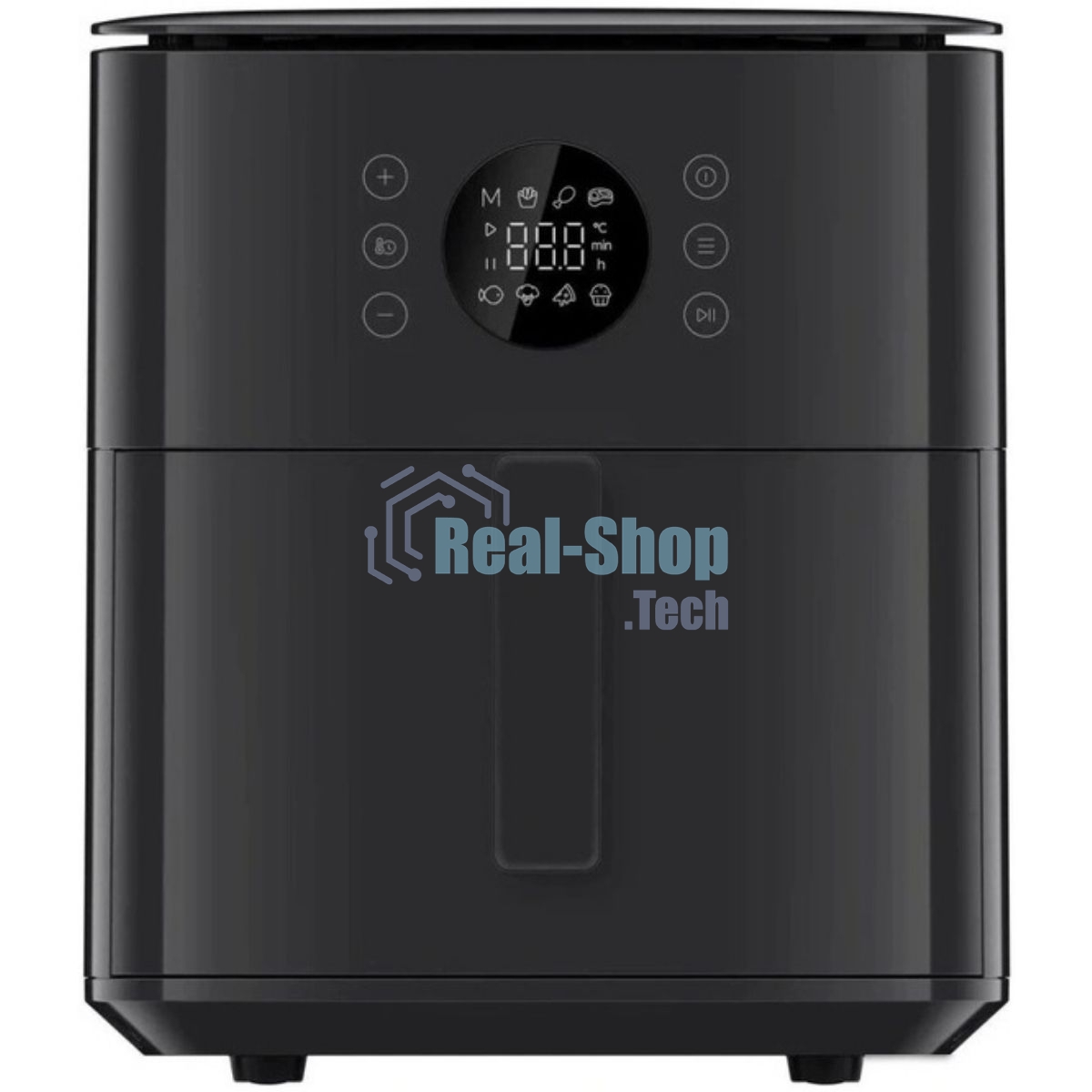 Аэрогриль Xiaomi Smart Air Fryer BHR083NEU черный, 1700 Вт, 6.5 л, сенсор, 7 программ
