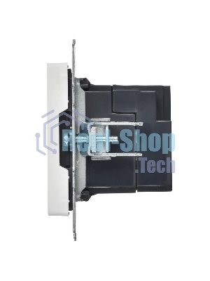 Розетка IEK BR-U21-D31-K91 BRITE РЮ10-1-БрАБ USB A+A 3.1А механизм арктич. бел.