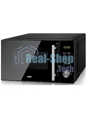 Микроволновая печь BBK 20MWG-732T/B-M черный, 20 л, 700 Вт, переключатели - поворотный механизм/кнопки