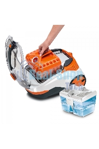 Моющий пылесос Thomas DryBOX + AquaBOX Cat&Dog белый/оранжевый, 325/1700Вт, уборка сухая, пылесборник контейнер 2.6 л