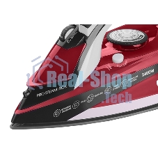 Утюг Centek CT-2344 RED 2400Вт, керамическая подошва, мощный паровой удар, самоочистка, 330мл