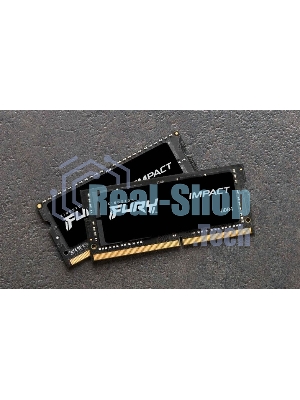 Оперативная память Kingston Fury Impact, DDR4, 32Gb (2x16Gb), 3200MHz, CL20, SO-DIMM