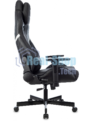 Кресло Knight Thunder 5X черный, экокожа, 120 кг, механизм качания