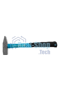 Молоток слесарный Gross 10273 300г, квадратный боек, фиберглассовая обрезиненная рукоятка