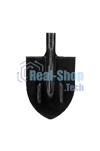 Лопата Сибртех штыковая с ребрами жесткости рельсовая сталь без черенка