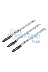 Полотна для электролобзика Matrix по дереву, 3 шт. T244D, 75 x 4мм, HCS