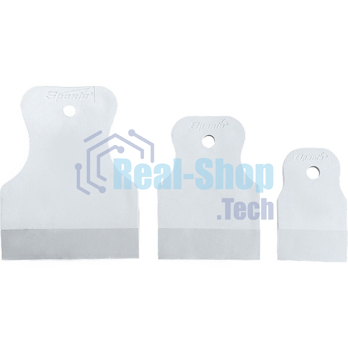 Набор шпателей Matrix 40-60-80 мм, белая резина,3 шт.