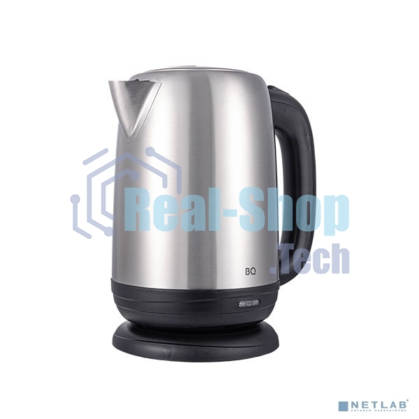 Чайник электрический BQ KT1821S черный/стальной, мощность 2200Вт, Максимальный объем 1.7л