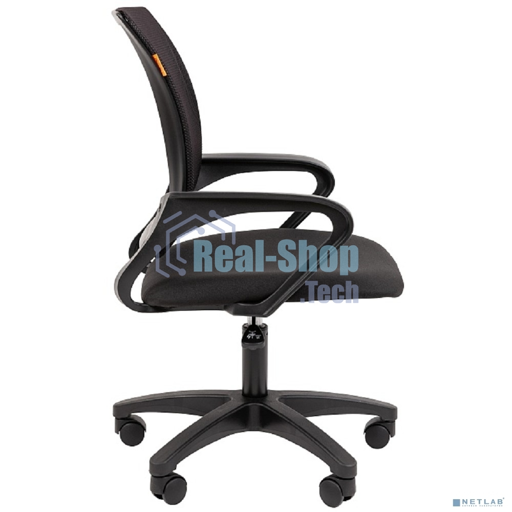 Кресло Chairman 696LT N TW-01 черный, ткань, 120 кг, механизм качания