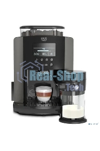 Кофемашина Krups Arabica Latte EA819E10 1450Вт черный/коричневый