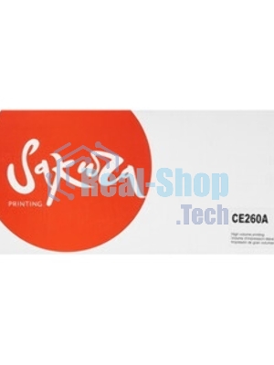 Картридж лазерный Sakura CE260A для HP Color LaserJet CP4020/4025/4520/4525, черный, 8500 к.