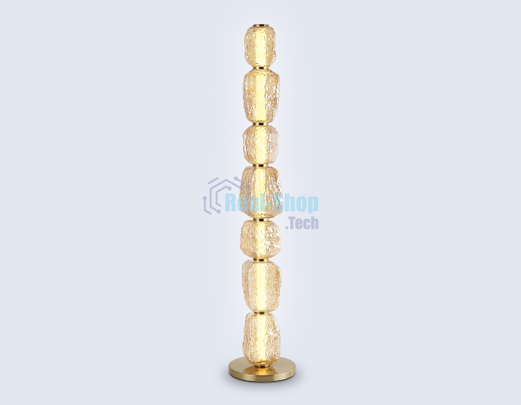 Светильник Ambrella light LH30112 SB/TI бронза/янтарь 35W 3000K D260*1325