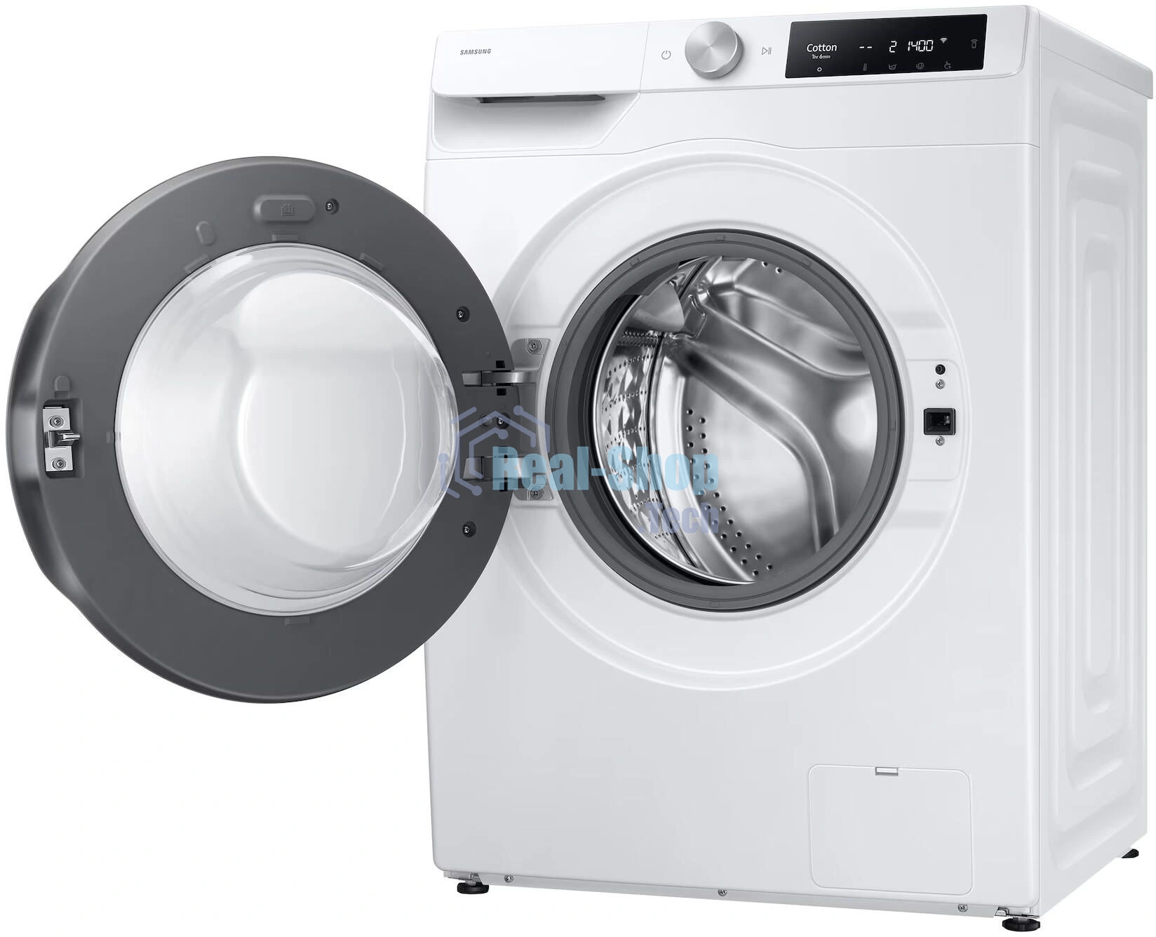 Стиральная машина Samsung WW90DG6U34LELP белый, загрузка фронтальная 9 кг, 1400 об/мин., класс: A