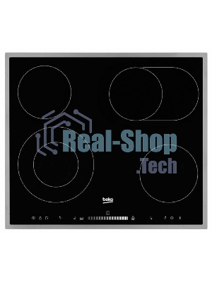 Встраиваемая электрическая варочная поверхность Beko HIC 64503 TX, черный
