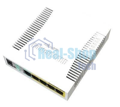 Коммутатор сетевой MikroTik RB260GSP RouterBOARD 260GSP with indoor case and power supply