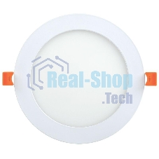 Светильник ДВО Iek LDVO0-1605-1-12-K02 1605 белый круг LED 12Вт 4000K IP20 алюм. корпус, диам 170 мм