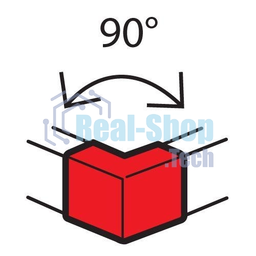 Угол внешний 100х50мм фикс. METRA Leg 638012