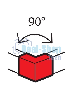 Угол внешний 100х50мм фикс. METRA Leg 638012