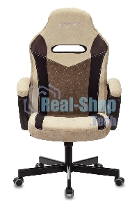 Кресло игровое Бюрократ VIKING 6 KNIGHT BR FABRIC коричневый, крестовина металл/пластик