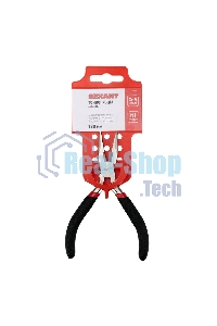 Тонкогубцы Rexant мини 120 мм никелированные, авторазжим, обливные рукоятки