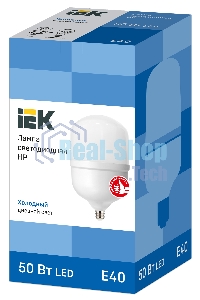 Лампа cветодиодная Iek LLE-HP-50-230-65-E40 HP 50Вт 230В 6500К E40 IEK