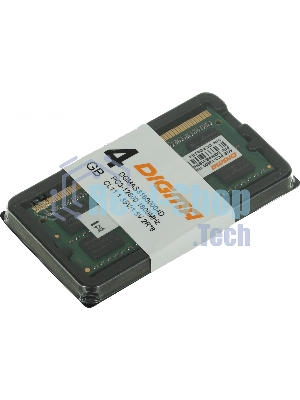 Оперативная память Digma, DDR3, 4GB (1x4 GB), 1600 MHz, CL11, SO-DIMM