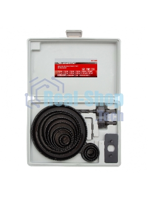 Набор коронок Matrix набор кольцевых пил по дереву 19-127мм 12 предм.