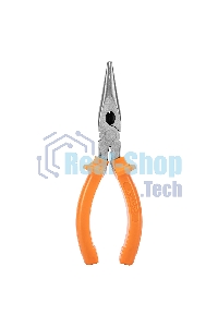 Длинногубцы Sparta Classic, 160 мм, прямые шлифованные, пластмассовые рукоятки