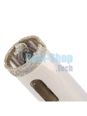 Сверло алмазное Matrix по керамограниту, 18 х 67 мм, 3-гранный хвостовик