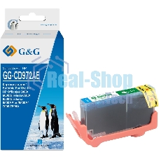 Картридж струйный G&G GG-CD972AE голубой (14.6 мл) для HP Officejet 6000/6500/6500A/7000/7500A