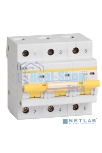 Выключатель автоматический Iek MVA40-3-032-D ВА47-100 3Р 32А 10кА х-ка D ИЭК