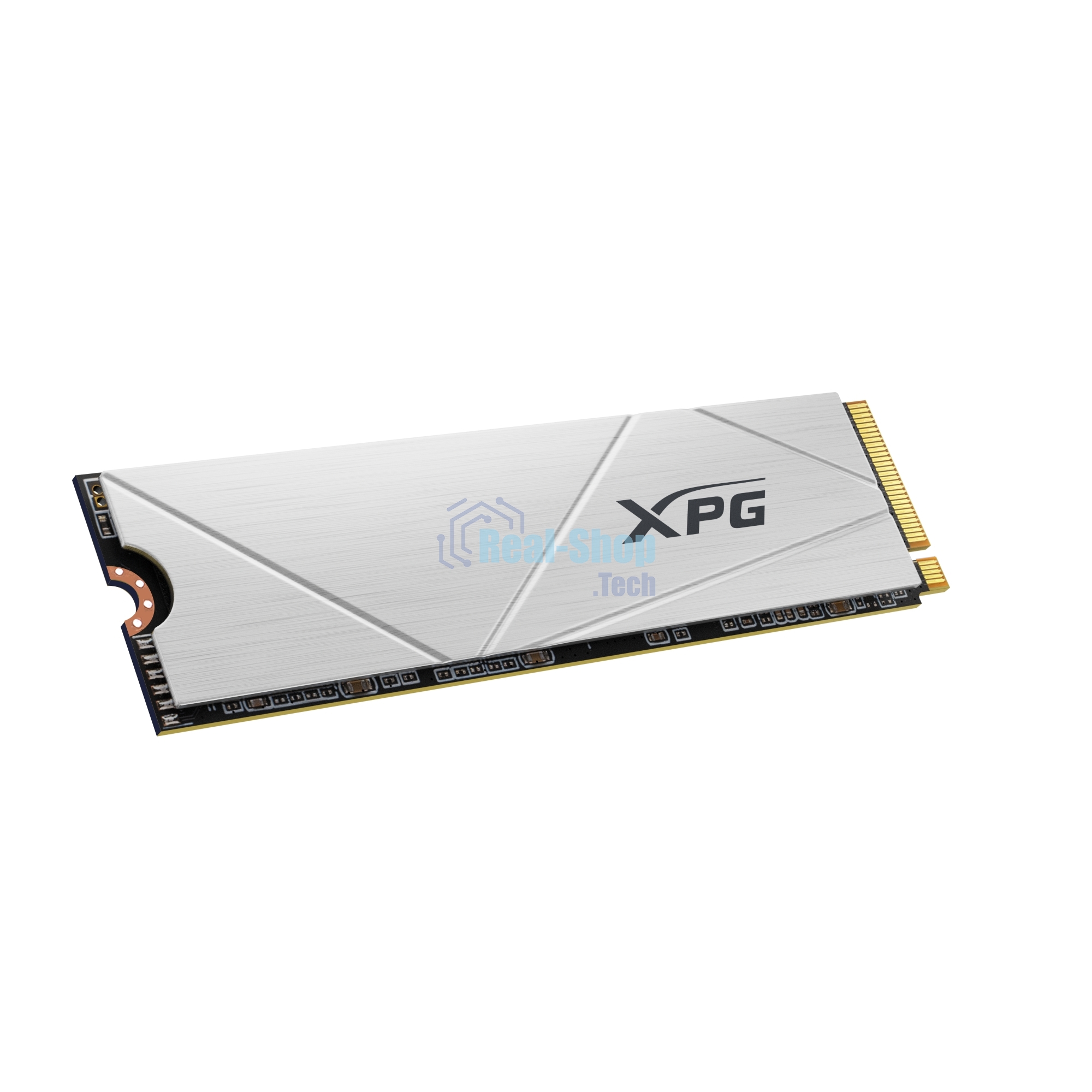 Накопитель SSD ADATA XPG GAMMIX S60, 2Tb, PCIe 4.0 x4, M.2 2280, NVMe, R/W 5000/4200, с радиатором