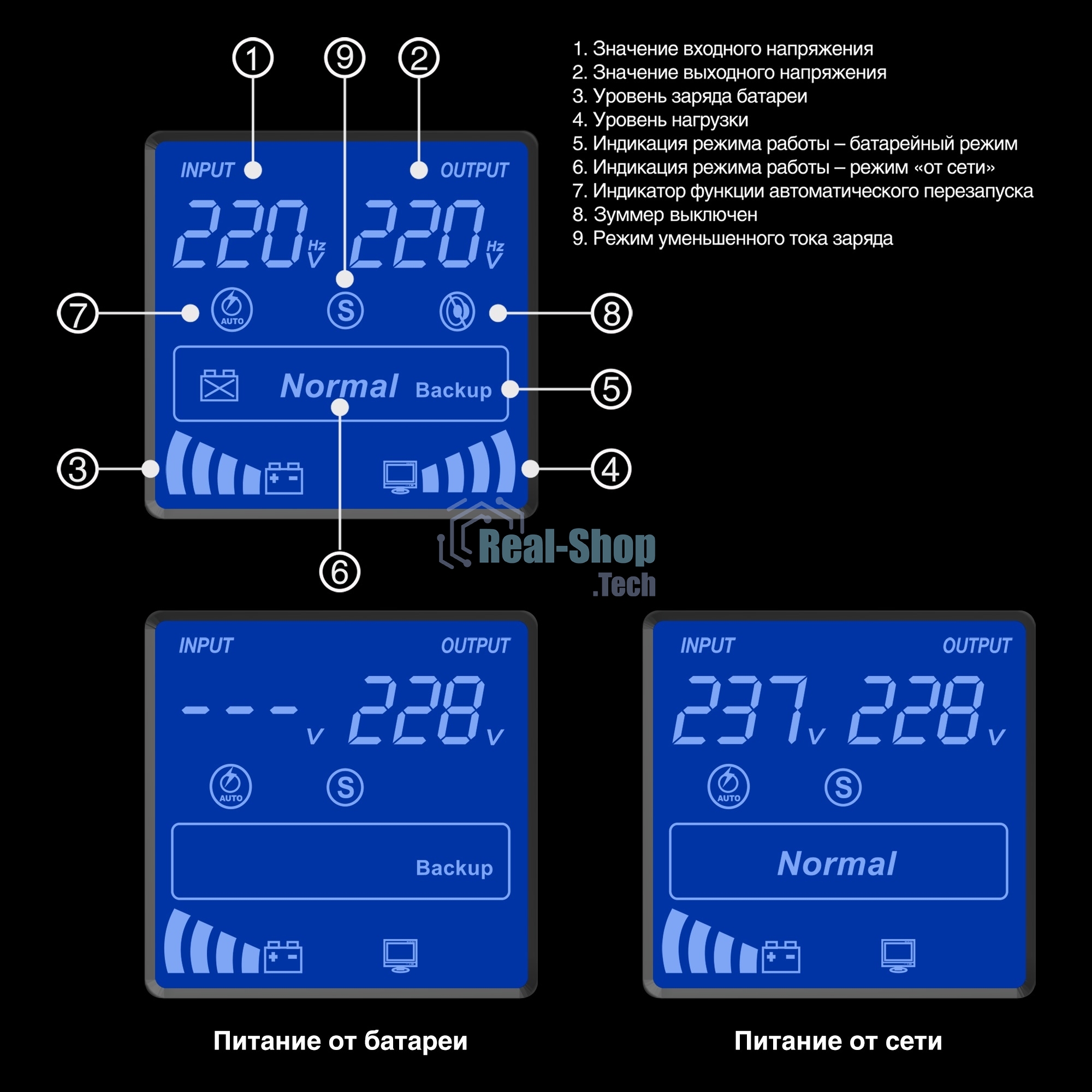 Источник бесперебойного питания (инвертор, синус, для котла) ExeGate SineTower SZ-5000.LCD.AVR.2SH.1C13.T.RJ.USB 5000VA/4000W, чистая синусоида, LCD дисплей, AVR, 2хSchuko+1хC13+клеммы, RJ45/11, USB, линейно-интерактивный, внешняя батарея 48В до 200А·ч, черный