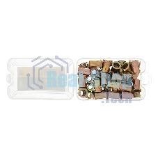 Заклепки резьбовые Denzel стальные, оцинкованные, М8, пластиковый кейс, 40 шт.