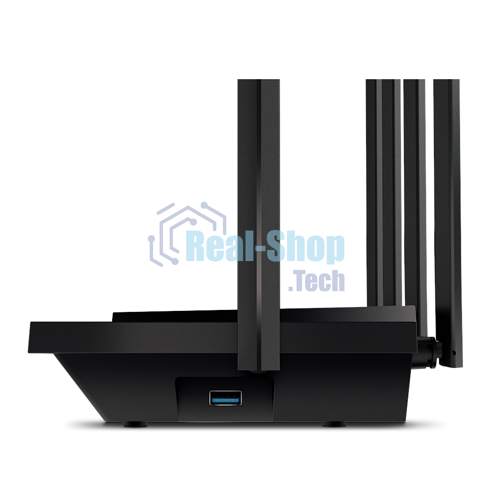 Роутер TP-Link Archer AX73 AX5400 Dual Band Wireless Gigabit Router, 1.5 GHz Tri-Core CPU, 1 GE WAN + 4 GE LAN ports, 1× USB 3.0 Port, support 1024-QAM, OFDMA, MU-MIMO, Airtime Fairness, Beamforming, 160MHz Channel Width, come with HomeShieldTM, support Russia PPTP/L2TP/PPPoE