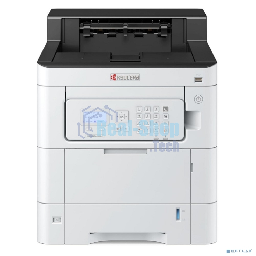 Принтер лазерный Kyocera ECOSYS PA4000cx (1102Z03NL0), A4, цветной, печ. 40 стр./мин., 1200x1200 dpi, Ethernet, USB