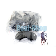 Очки защитные ПРОФЕССИОНАЛ черно-дымчатые 10 шт