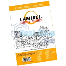 Пленка для ламинирования Fellowes 125мкм (100шт) 105x75мм Lamirel (LA-78663)