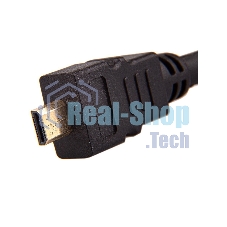 Кабель VCOM/TELECOM HDMI-19M -- MicroHDMI-19M ver 2.0+3D/Ethernet,1m Telecom TCG206-1M