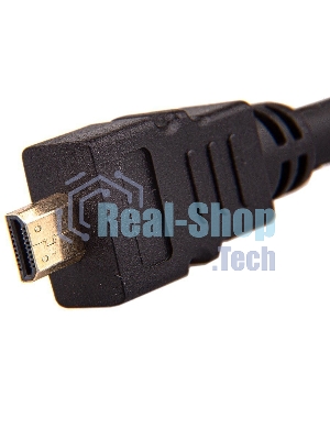 Кабель VCOM/TELECOM HDMI-19M -- MicroHDMI-19M ver 2.0+3D/Ethernet,1m Telecom TCG206-1M